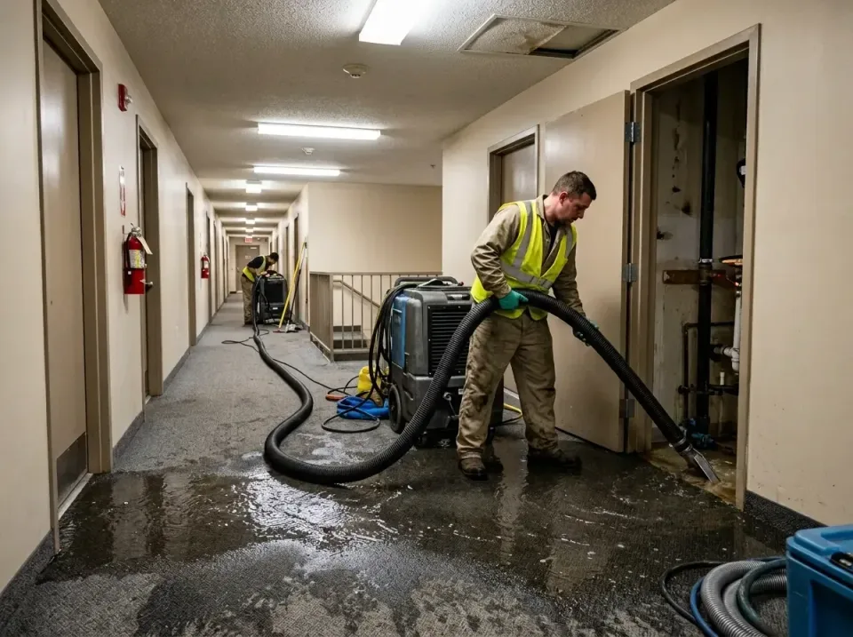 multi-unit-apartment-hallway-f-005 — frequently asked questions, Emergency Burst Pipe Water Extraction & Removal in Brazil,…